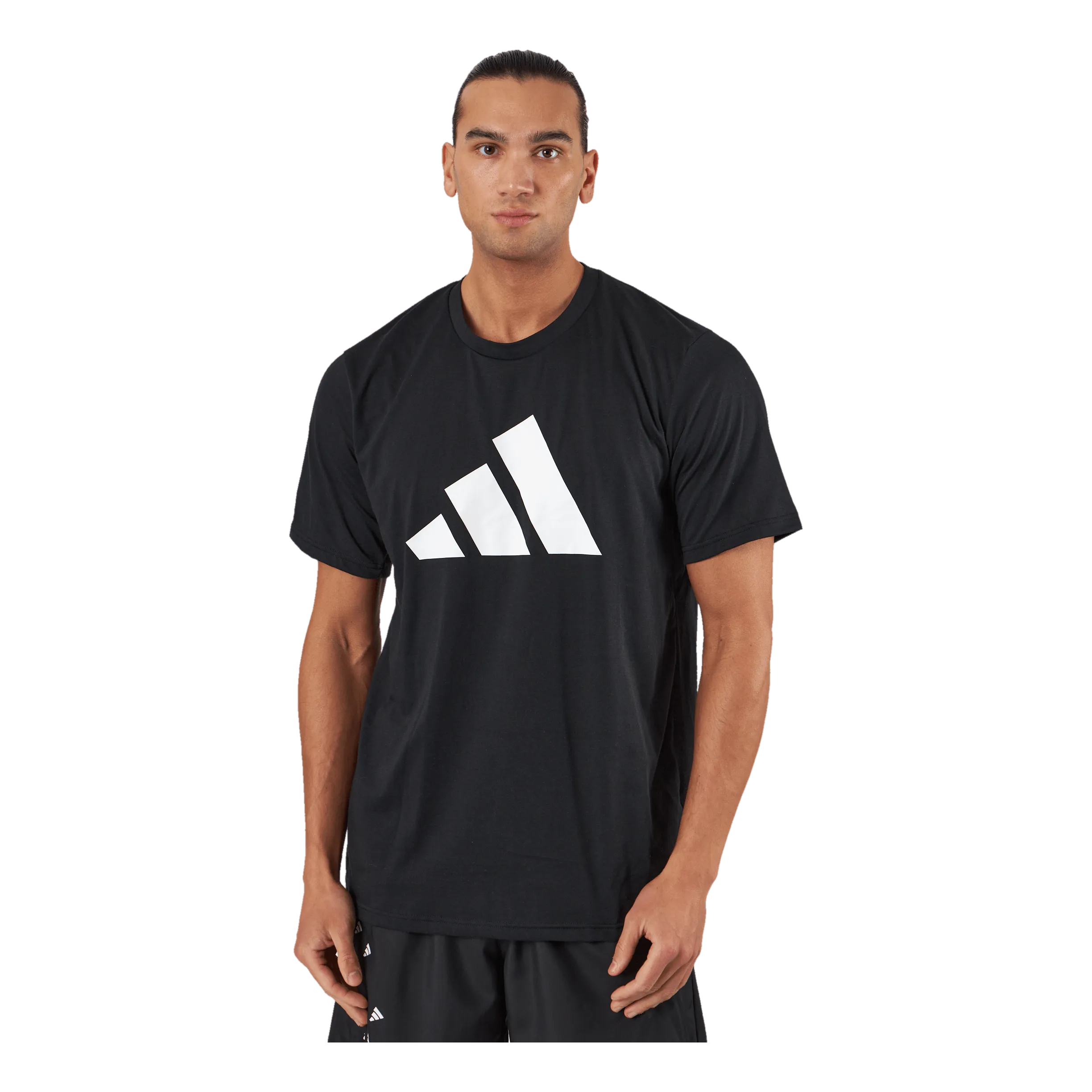 Adidas Train Essentials Feelready Logo Training T-Shirt Black
