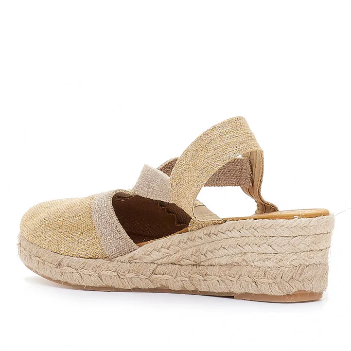 Alpargatas cuña Redlove tessa color natural