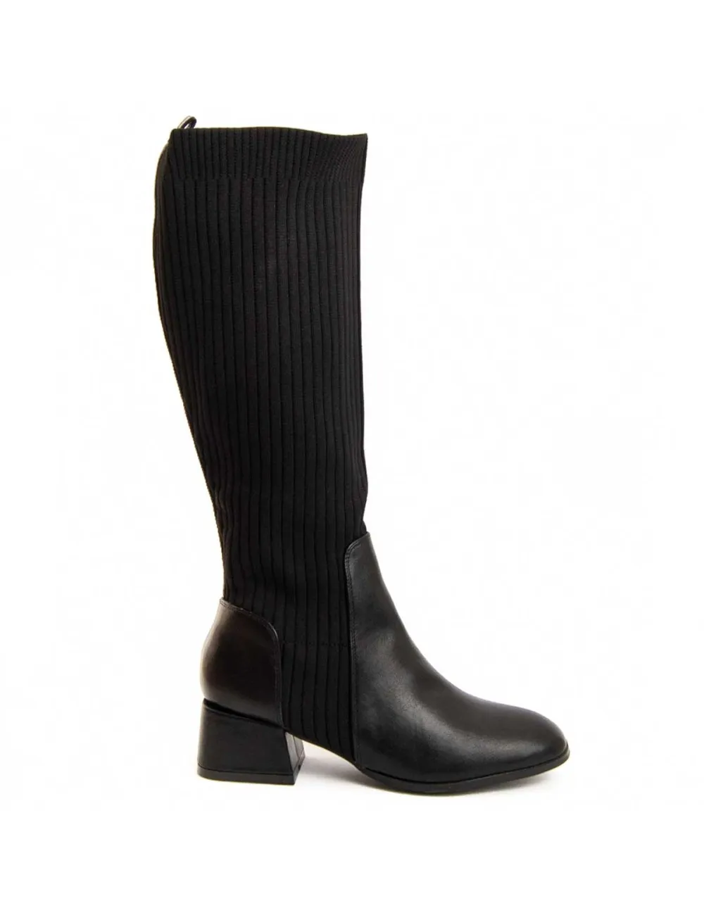 Bota Alta Con Elástico Para Mujer.  Montevita  Elastia3  96541