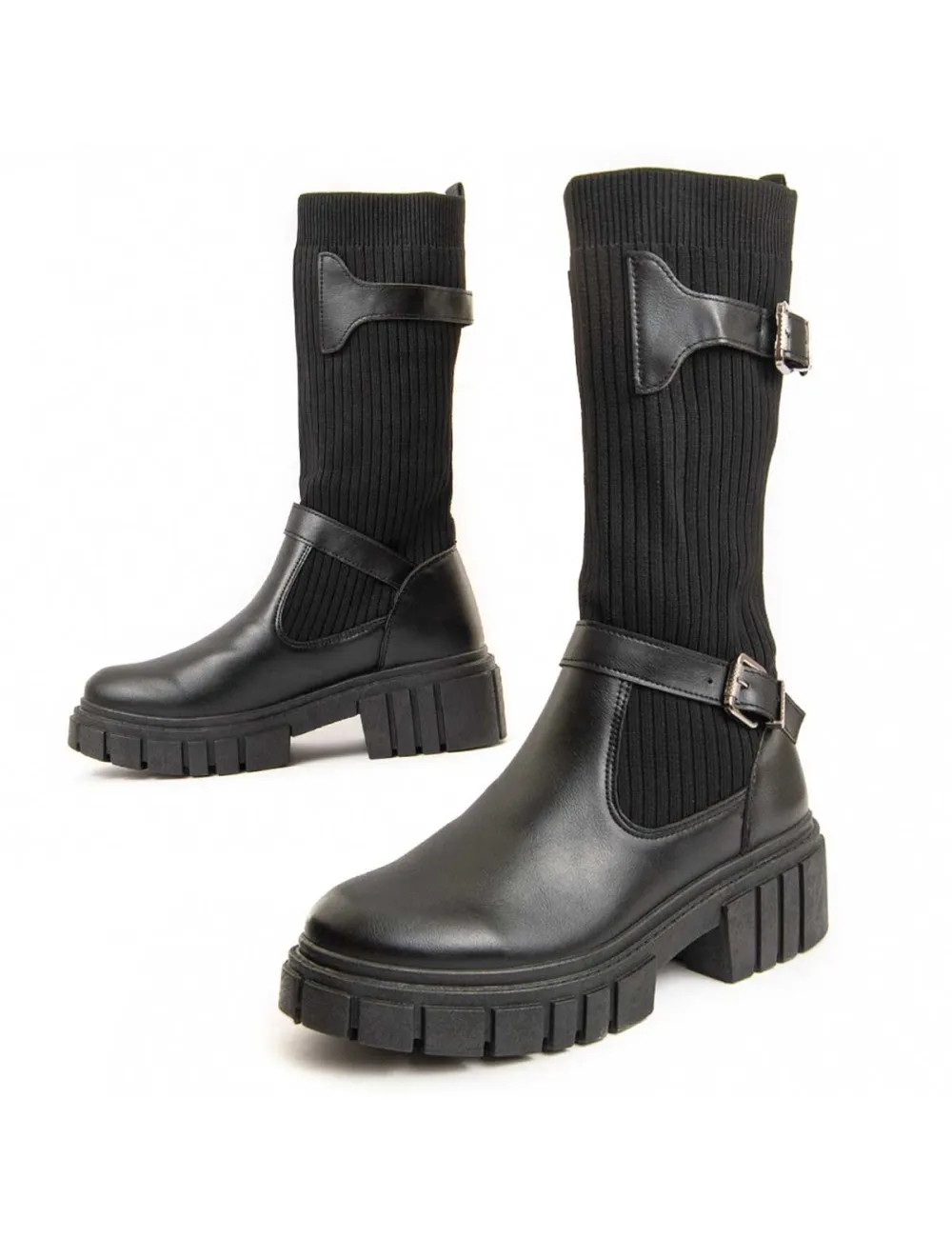 Bota De Plataforma Para Mujer.  Montevita  Botalan15  96965
