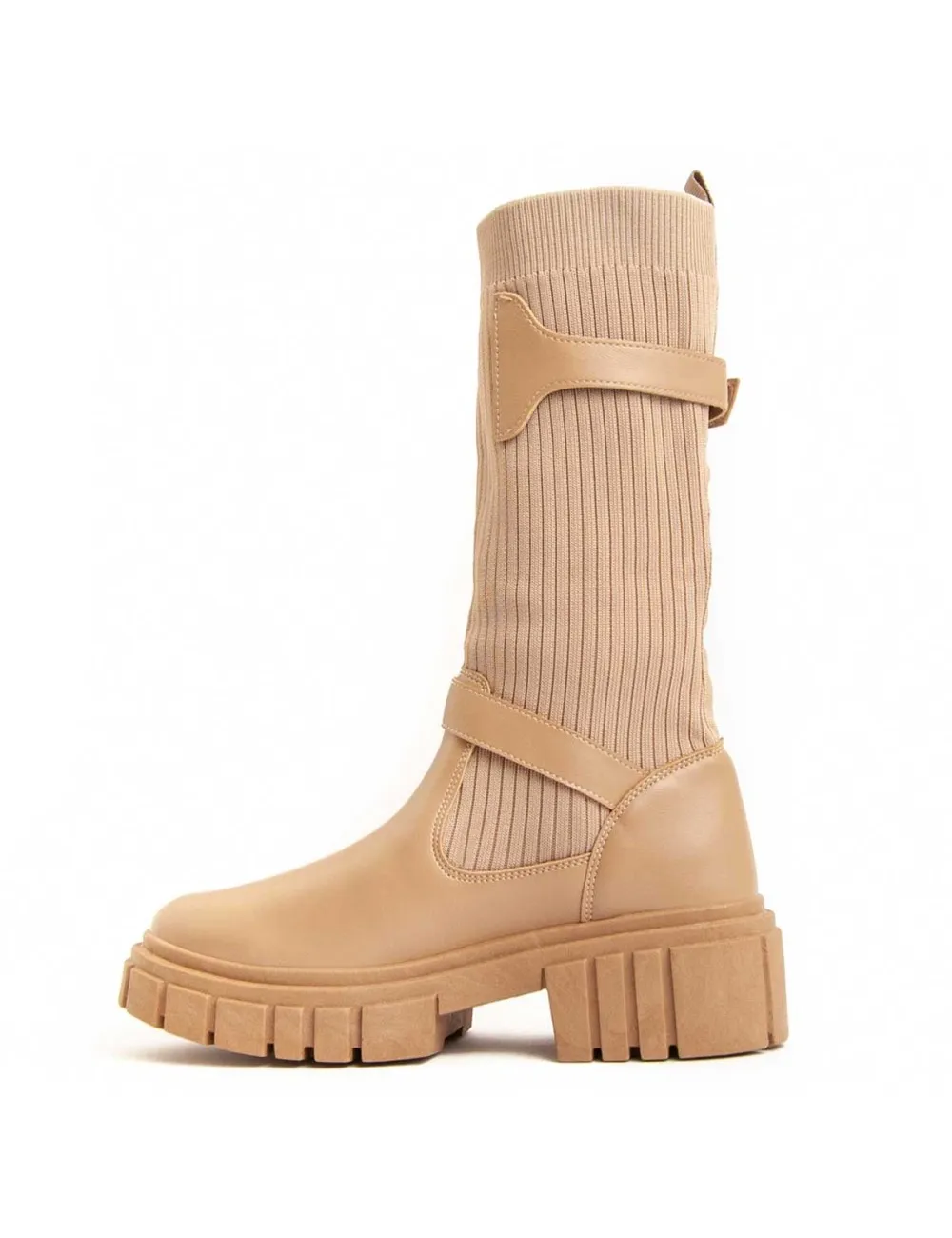 Bota De Plataforma Para Mujer.  Montevita  Botalan15  96967