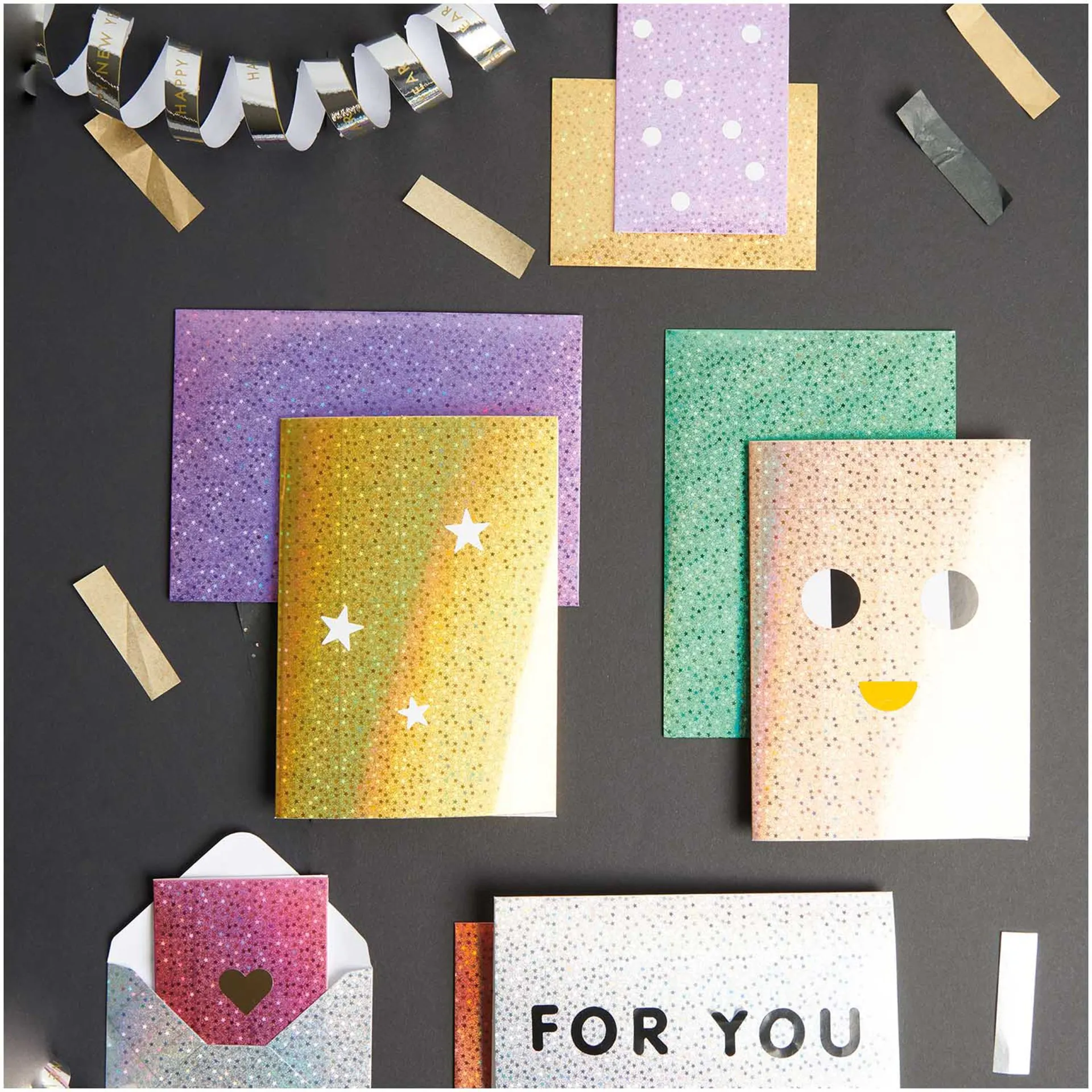 Juego de tarjetas Holo Stars