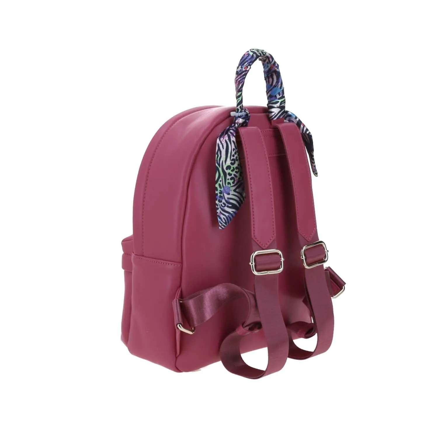 Mochila Para Mujer Rosa Gorett Triski Con Mascada