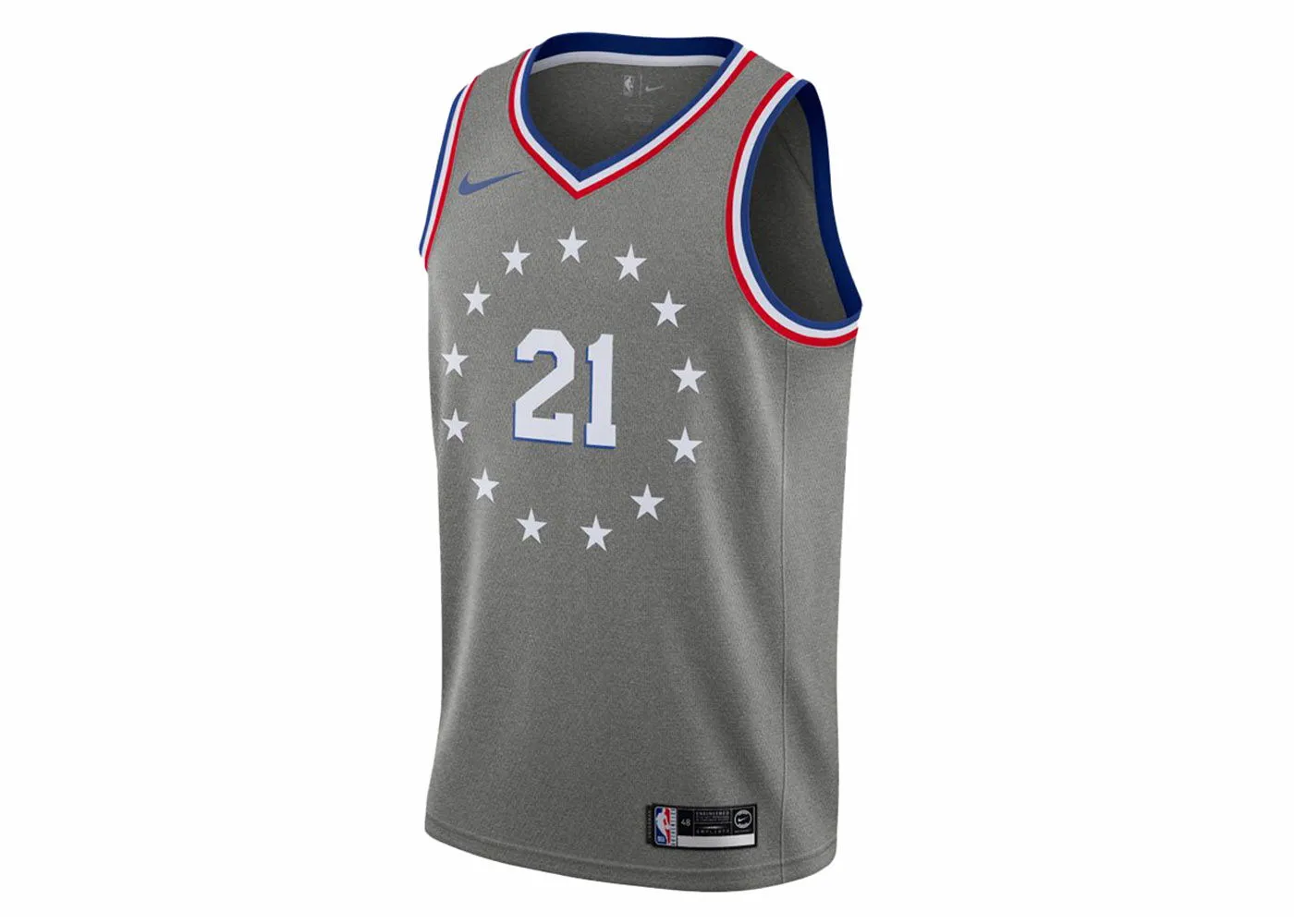 Nike Embiid City Edition Swingman Jersey Grey