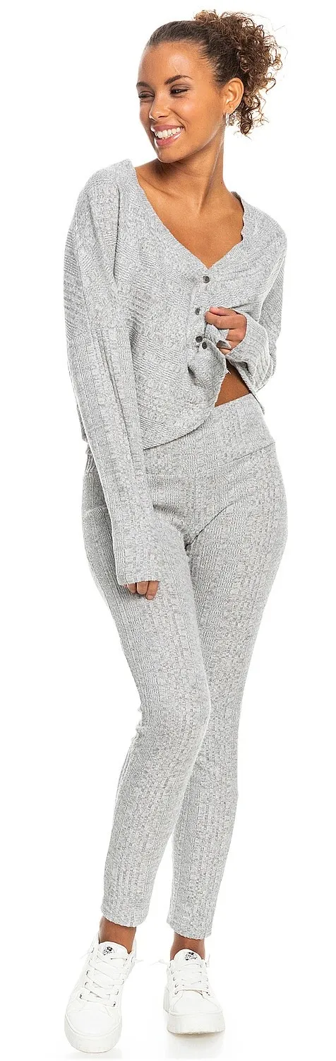 polainas Roxy Lazy Day - SGRH/Heritage Heather - women´s