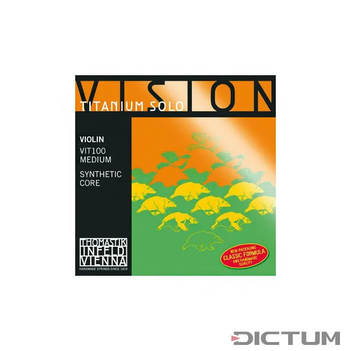 Thomastik Vision Titanium Solo cuerdas, violín 4/4, juego