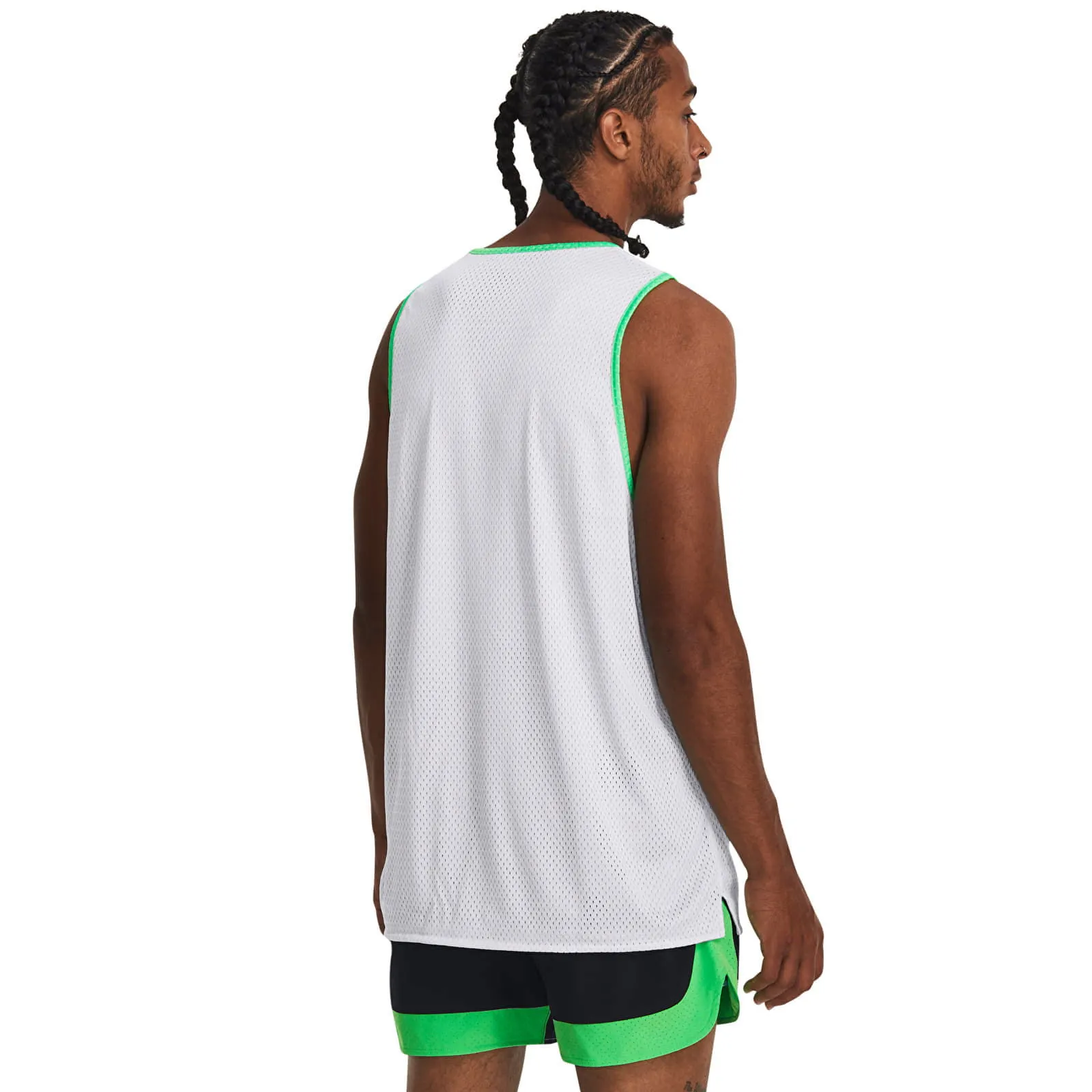 Under Armour Baseline Reversible Jersey White
