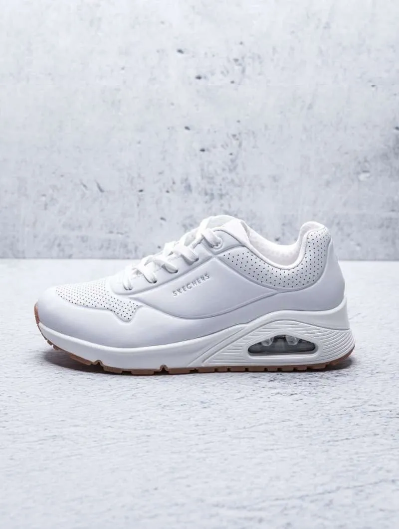 ZAPATILLA SKECHERS LOS ANGELES UNO STAND ON AIR 73690 WHT