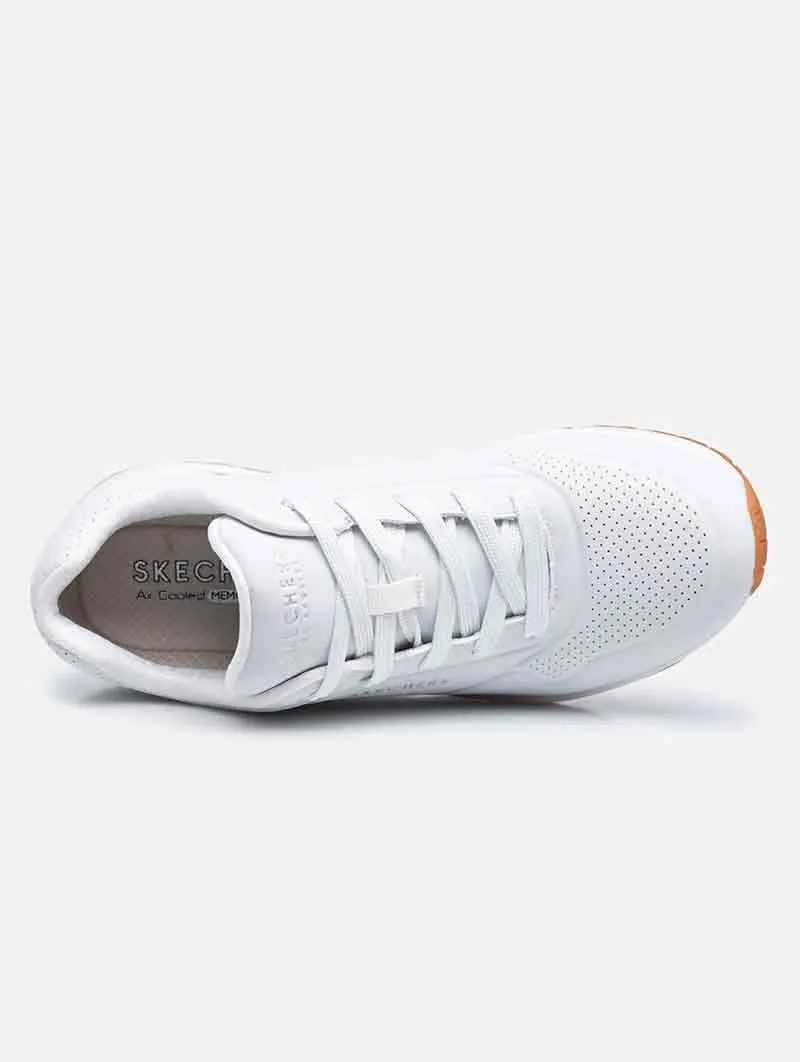 ZAPATILLA SKECHERS LOS ANGELES UNO STAND ON AIR 73690 WHT