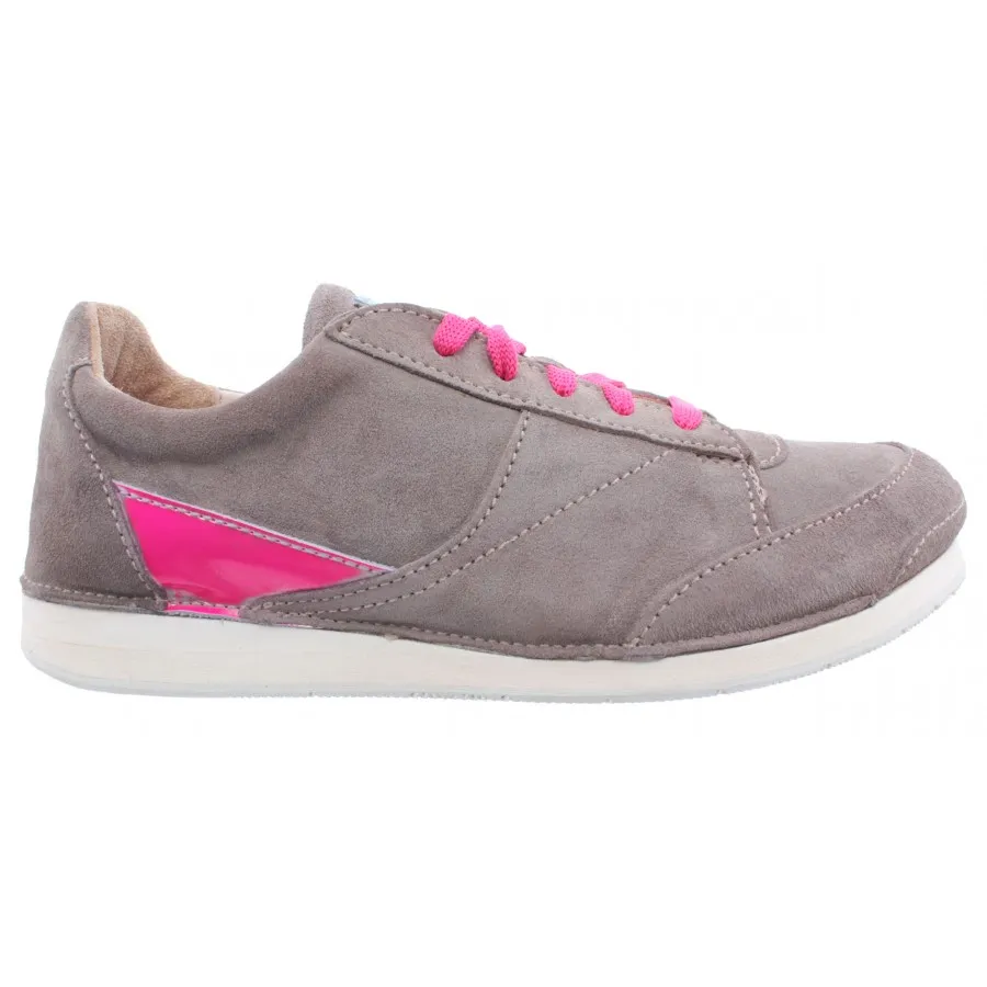 Zapatos Sneakers Mujeres MOMA GLOVF-VG Softy Smog Gamuza Gris Vintage Nueva