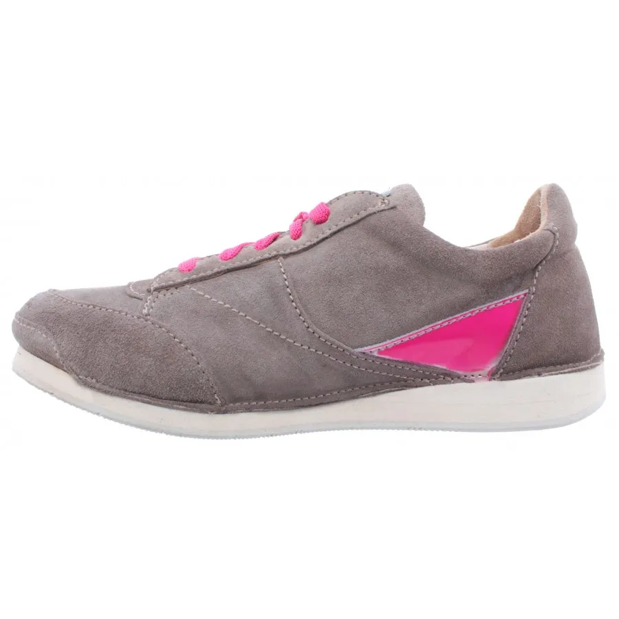Zapatos Sneakers Mujeres MOMA GLOVF-VG Softy Smog Gamuza Gris Vintage Nueva